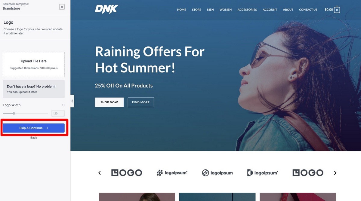 Add the require details to import Astra template