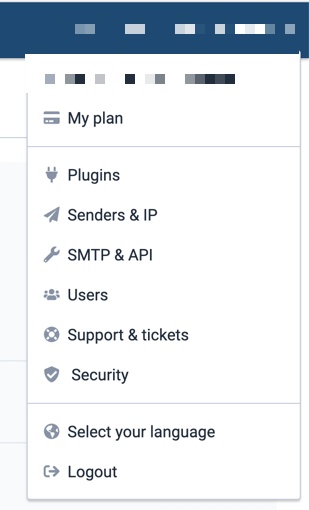Access SendinBlue API