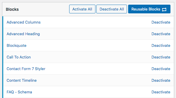 Enable Blocks - Ultimate Addons for Gutenberg