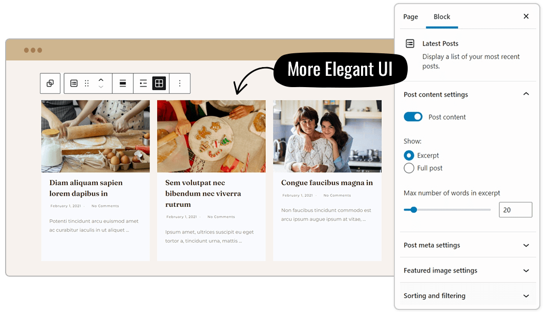 Mise à jour du bloc de base Astra
