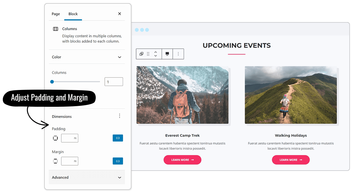 Améliorations Astra Gutenberg