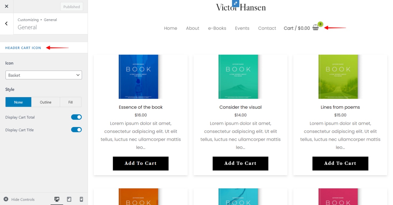 Icône de chariot Astra EDD