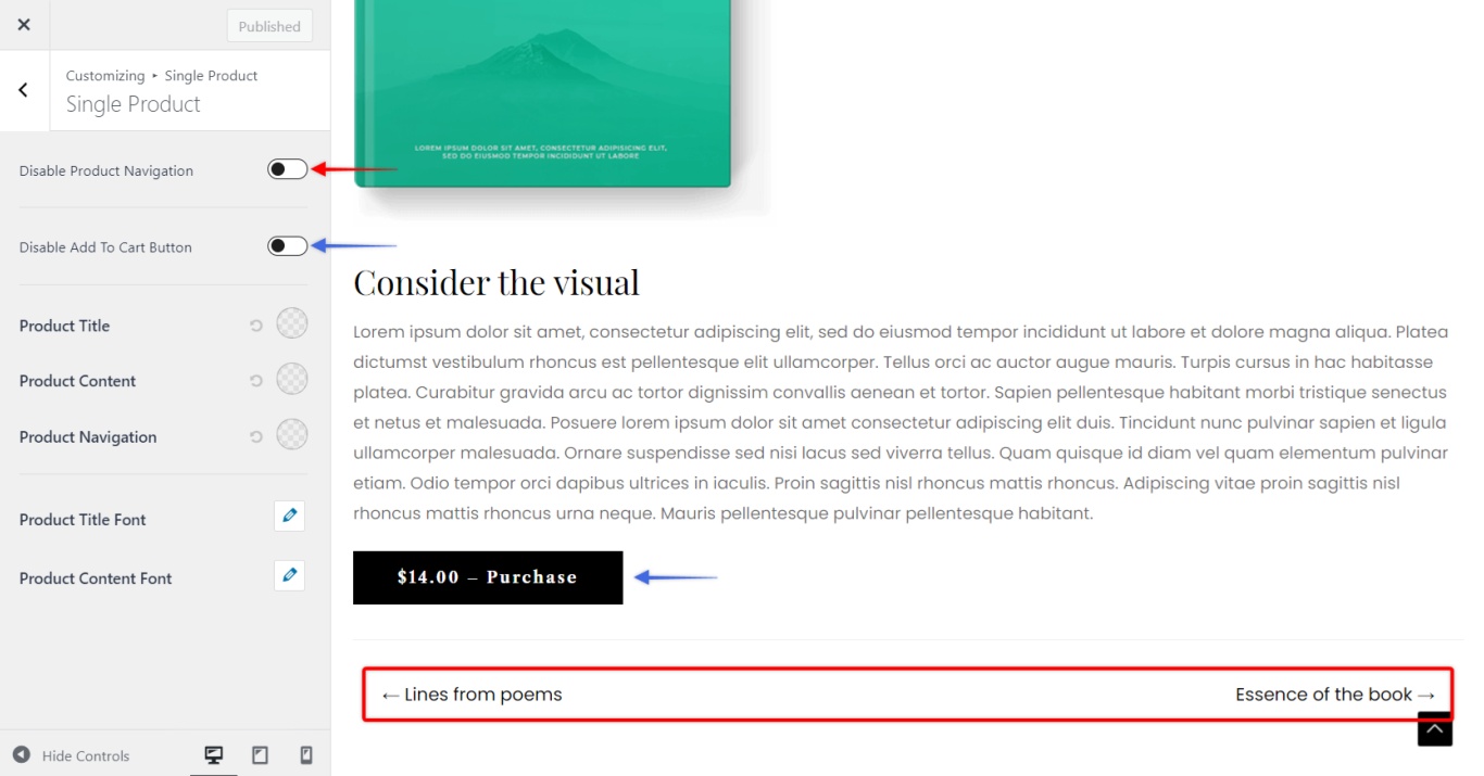 Produit unique Astra désactiver le bouton Ajouter au panier