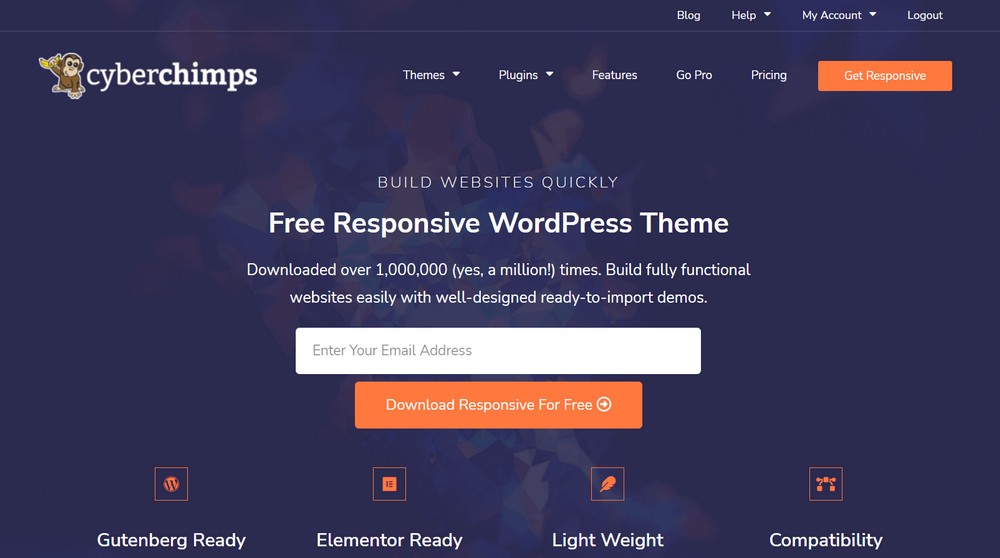 Responsive retro style theme