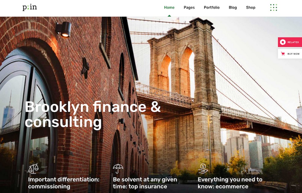 Thème WordPress moderne PrimeInvest