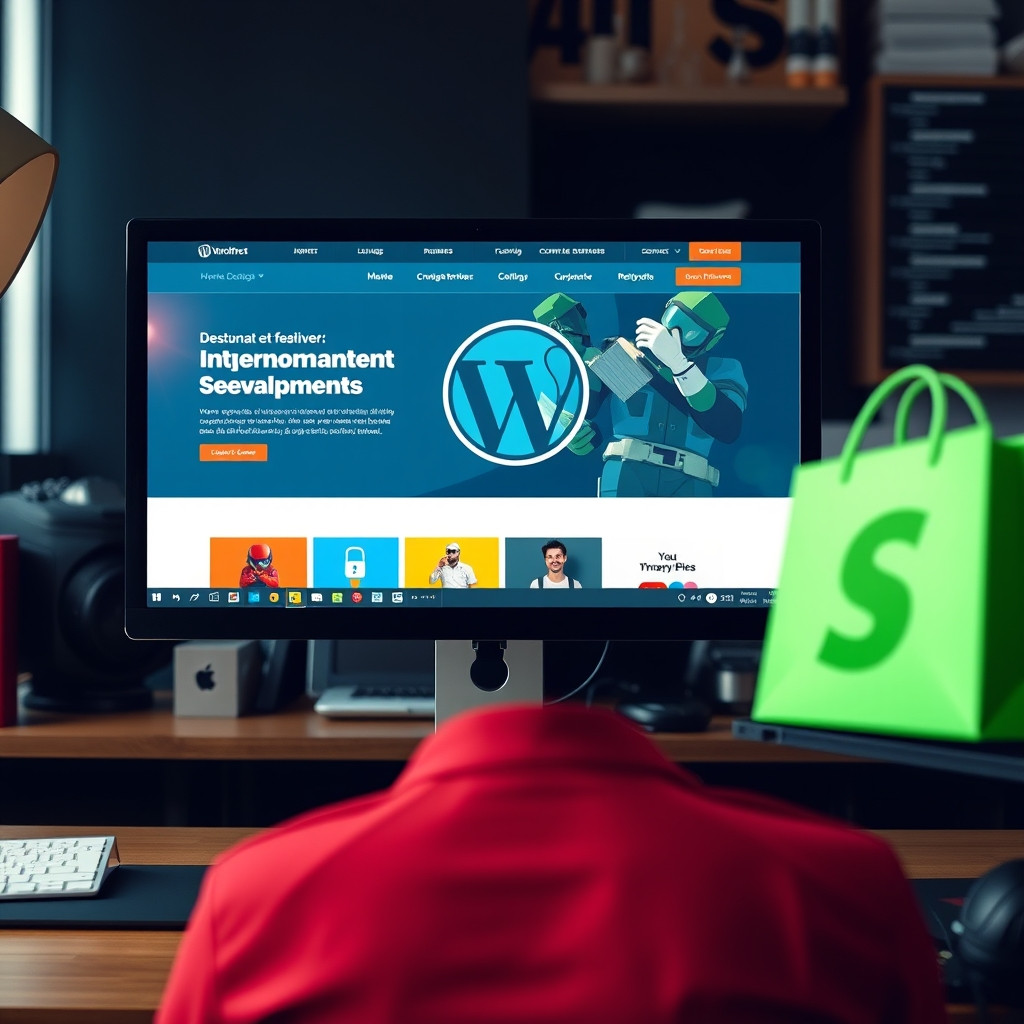 Développement WordPress - Société de développement Shopify
